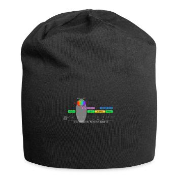 Electromagnetic Radiation Spectrum - Jersey Beanie - black - Front