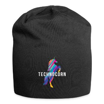 Technocorn Repeat Festival EDM Music - Jersey Beanie - black - Front