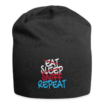 Eat Sleep Sniff Repeat Festival EDM Rave - Jersey Beanie - black - Front