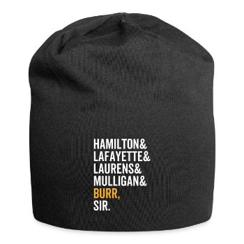 Hamilton Lafayette Lauren Mulligan Burr Sir - Bonnet en jersey - noir - Devant