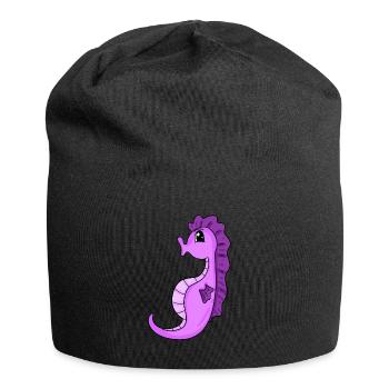 Hippocampe Hippocampe - Bonnet en jersey - noir - Devant