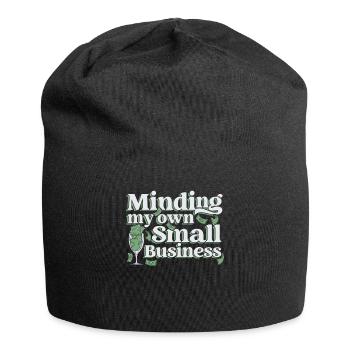 Pdg d’entrepreneur s’occupant de ma propre petite entreprise - Bonnet en jersey - noir - Devant