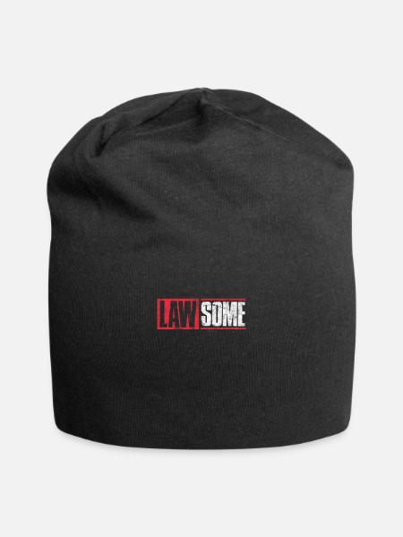 Anwalt - Jersey-Beanie - Schwarz