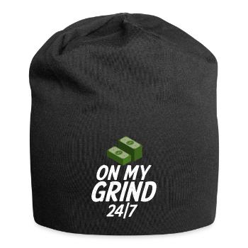 Sur mon Grind 24/7 - Bonnet en jersey - noir - Devant