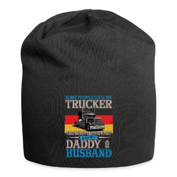 German Trucker - Jersey-Beanie - Schwarz - Vorne