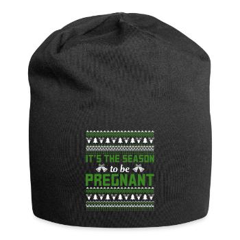 ugly christmas sweater - Jersey Beanie - black - Front
