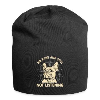 Große Ohren und immer noch nicht hören Design für - Jersey-Beanie - Schwarz - Vorne