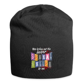 True Crime Podcast Saying for a True Crime Fan - Jersey Beanie - black - Front