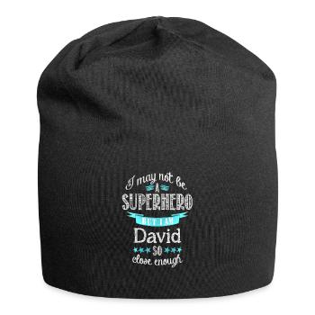 David - Jersey-Beanie - Schwarz - Vorne