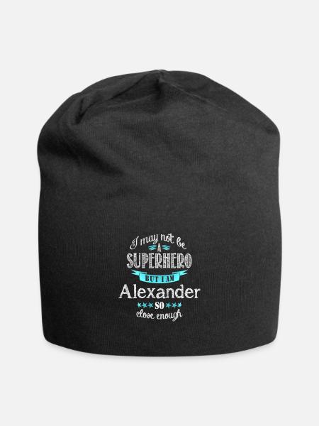 Alexander - Jersey Beanie - black