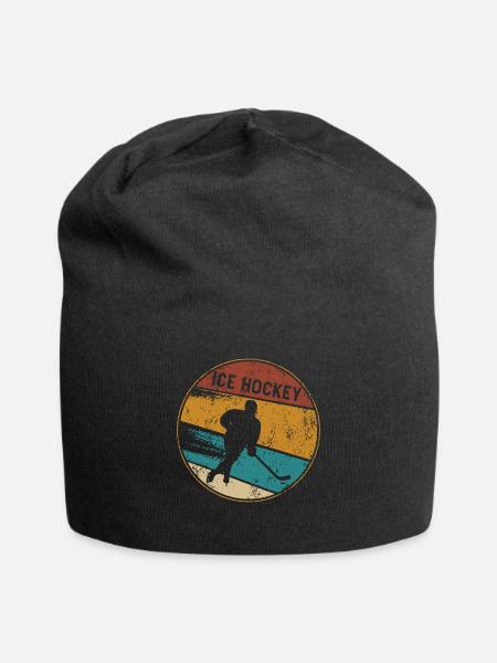 Eishockey - Jersey-Beanie - Schwarz