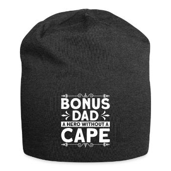 Bonus Père Beau-père Bonus Papa Cadeau - Bonnet en jersey - charbon - Devant