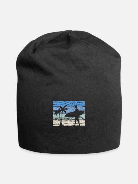 Surfen Surfer - Jersey-Beanie - Schwarz