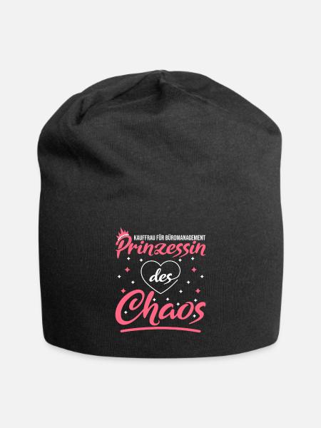 Bürokauffrau Kauffrau für Büromanagement Geschenk - Jersey-Beanie - Schwarz