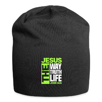 Jésus-Christ Christ Religion chrétienne Don - Bonnet en jersey - noir - Devant