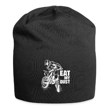 Eat My Dust Motocross Enduro Biker - Jersey-Beanie - Schwarz - Vorne