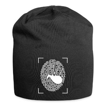 Dudelsack - Jersey-Beanie - Schwarz - Vorne