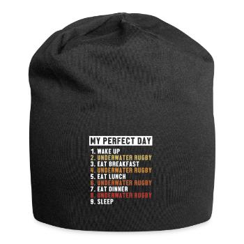 Underwater Rugby Perfect Day Wassersport - Jersey-Beanie - Schwarz - Vorne
