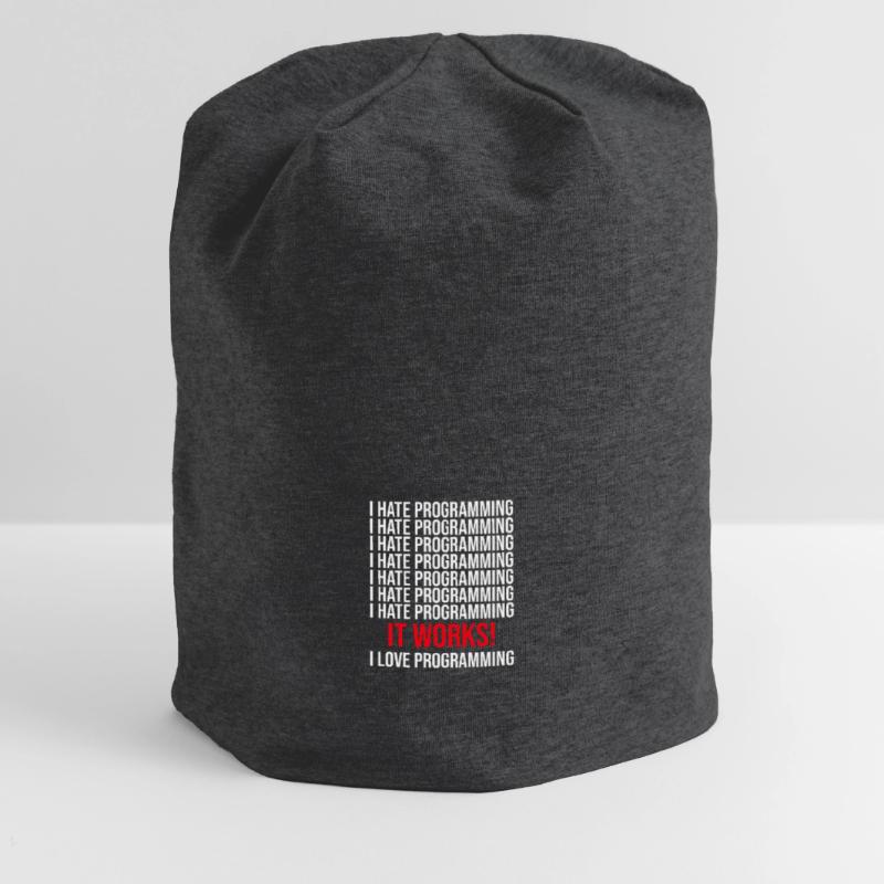 Programmeur Je déteste programmer Bonnet en jersey