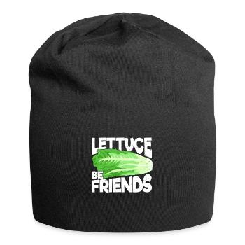 Jardin Jardinage Laitue Gardener Cadeau - Bonnet en jersey - noir - Devant