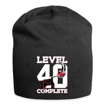 40ÈME ANNIVERSAIRE NIVEAU 40 JEU COMPLET - Bonnet en jersey - noir - Devant