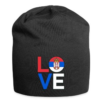 Serbia - Jersey Beanie - black - Front