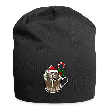Cocoa Havanese Christmas - Jersey Beanie - black - Front