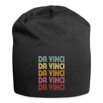 Léonard de Vinci - Bonnet en jersey - noir - Devant