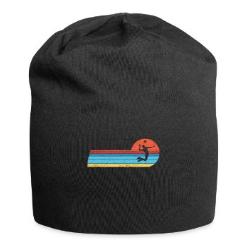 Volleyball Ball Volleyball Player Vintage Volleyball - Jersey Beanie - black - Front