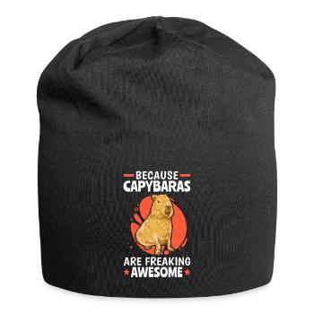 Capybara sont fantastiques capybara d’Amérique du Sud - Bonnet en jersey - noir - Devant