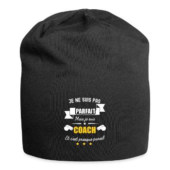 pas parfait mais COACH - Bonnet en jersey - noir - Devant