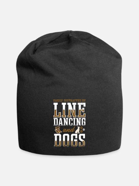 Line Dancing Linedance Line Dance - Jersey Beanie - black