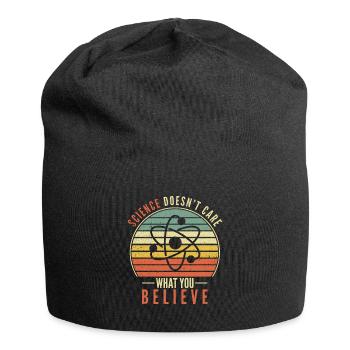 Science Doesn't Care What You Believe Science - Jersey Beanie - black - Front