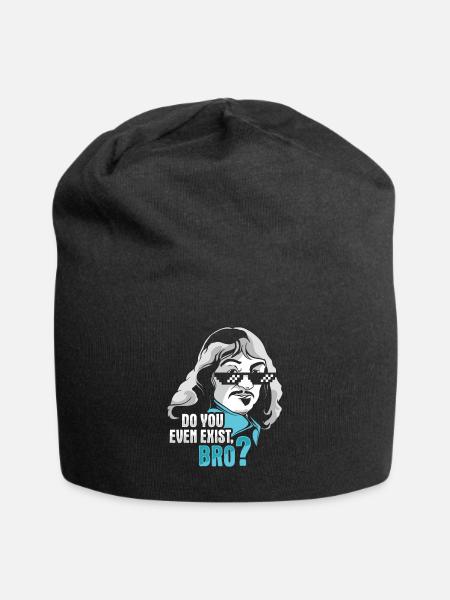 Philosophie Descartes Philosophie Student - Jersey-Beanie - Schwarz