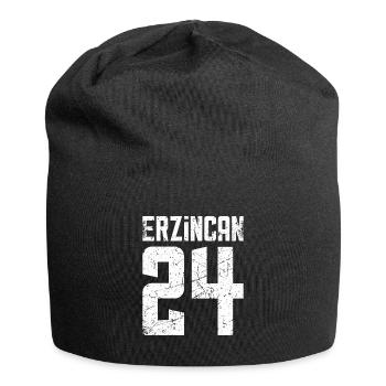 Erzincan 24 Türkei Turkiye Geschenk Urlaub TR Türk - Jersey-Beanie - Schwarz - Vorne