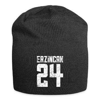 Erzincan 24 Turkey Turkiye Gift Holiday TR Turk - Jersey Beanie - charcoal grey - Front