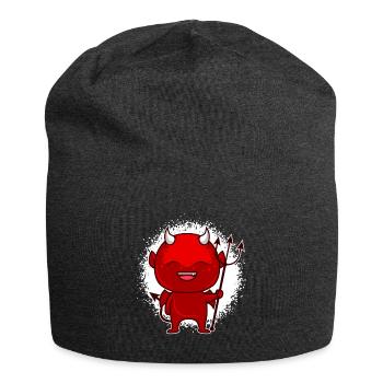 Petit Diable Satan Antéchrist - Bonnet en jersey - charbon - Devant