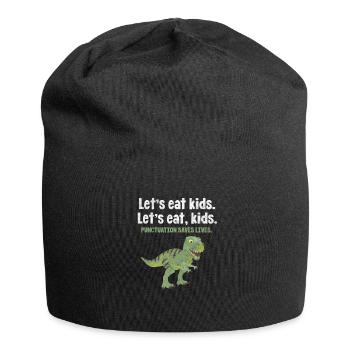 Englisch Lehrer - Jersey-Beanie - Schwarz - Vorne