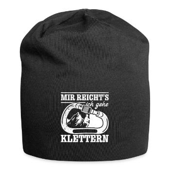 Mir Reicht's ich gehe Klettern Berg Kletterer - Jersey-Beanie - Schwarz - Vorne