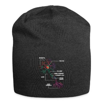 Neuron Neurologist Neursorgeon Brain Scan - Jersey-Beanie - Anthrazit - Vorne