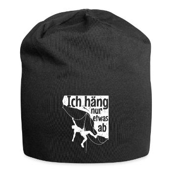 Berg Klettern Ich Häng Nur Etwas Ab Berg Kletterer - Jersey-Beanie - Schwarz - Vorne