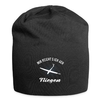 Mir reichts ich geh Fliegen - Jersey-Beanie - Schwarz - Vorne