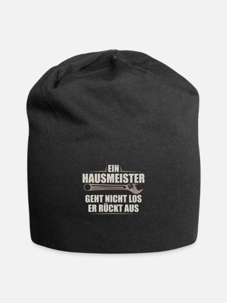 Hausmeister Facility Manager | Hauswart Geschenk - Jersey-Beanie - Schwarz