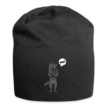 Groenendael Chien Berger Belge Têtu - Bonnet en jersey - noir - Devant