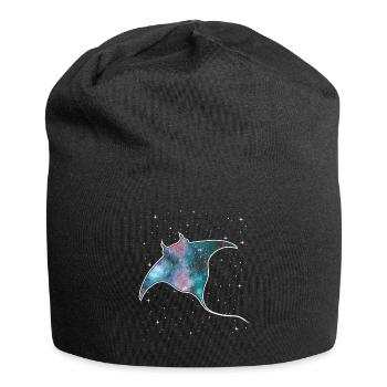 Raie Manta Voie Lactée Galaxie Stingray Nébuleuse - Bonnet en jersey - noir - Devant
