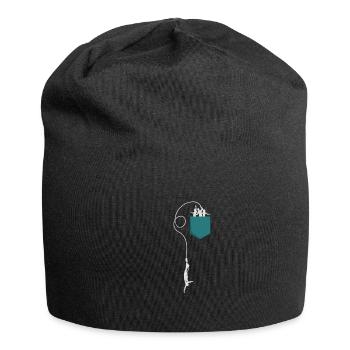 Bungee Jumping Brusttasche - Bungee Jumpers - Jersey-Beanie - Schwarz - Vorne