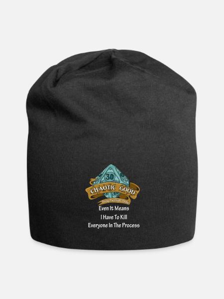 RpG Jeu de rôle Stylo & Papier - Bonnet en jersey - noir