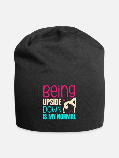 Gymnastics for a Gymnast - Jersey Beanie - black
