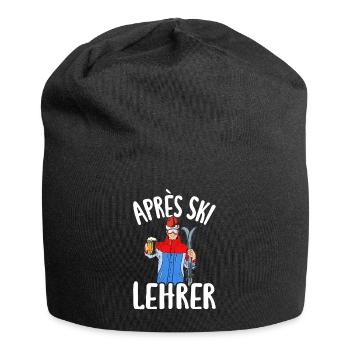 Après Ski Lehrer Skifahrer Après-ski Party Skiing - Jersey-Beanie - Schwarz - Vorne