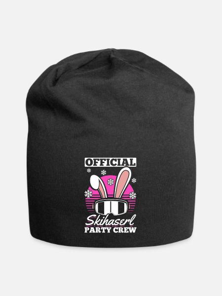 Skifahrer Official Skihaserl Party Crew Skifahren - Jersey-Beanie - Schwarz